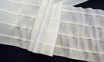 Self-pleating tape <nobr>80 mm</nobr>