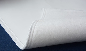 Plastic-coated silence cloth