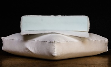 Cuscino di gommapiuma più fibra di poliestere resinata