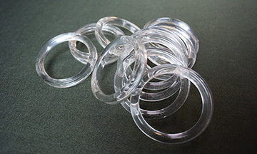 Plastic rings for poles